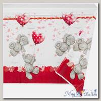 Скатерть п/э Me To You RED 1,4х2,6м