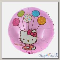 Шар 18 Круг Hello Kitty STREET