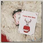 Открытка «Happy new deer»