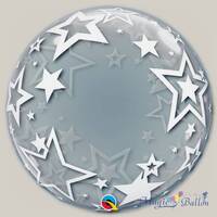 Шар BUBBLE 22 стильные звезды