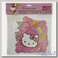 Гирлянда буквы с Днем Рождения  Hello Kitty
