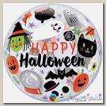 Шар BUBBLE 22 HAPPY HALLOWEEN