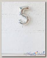 Шар фигура цифра 5 Silver