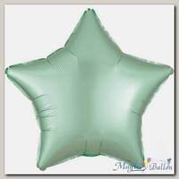 Шар звезда 19 Сатин Mint Green