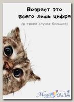 Открытка Возраст лишь цифра