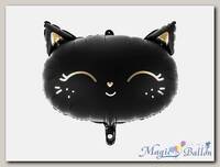 Шар фигура Кошка голова Black ПД
