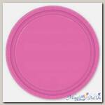 Тарелка Ярко-Розовая, 17 см, 8 штук