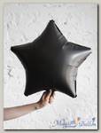 Шар звезда 19 Сатин Black