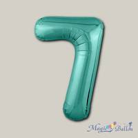 Шар фигура цифра 7 Бискайский зеленый