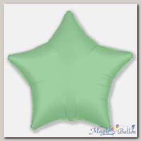 Шар звезда 19 Сатин Pale Green
